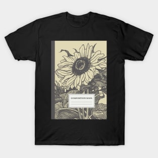 Aesthetic Vintage Floral Composition Book T-Shirt